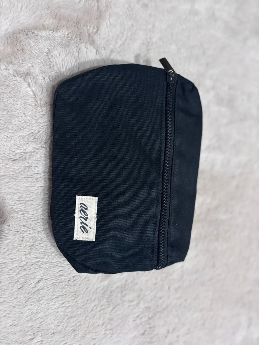 aerie Black Canvas Fanny Pack
